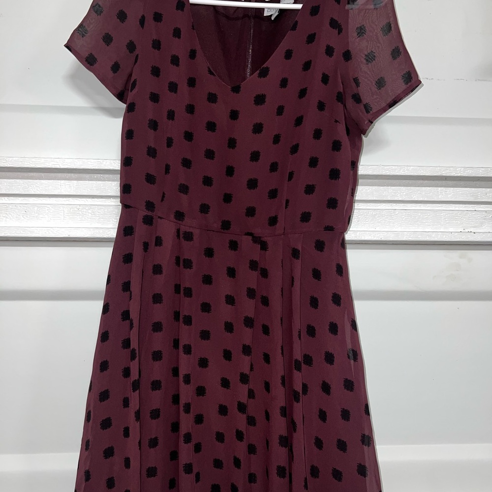 Cotton On Purple Polka dot Dress